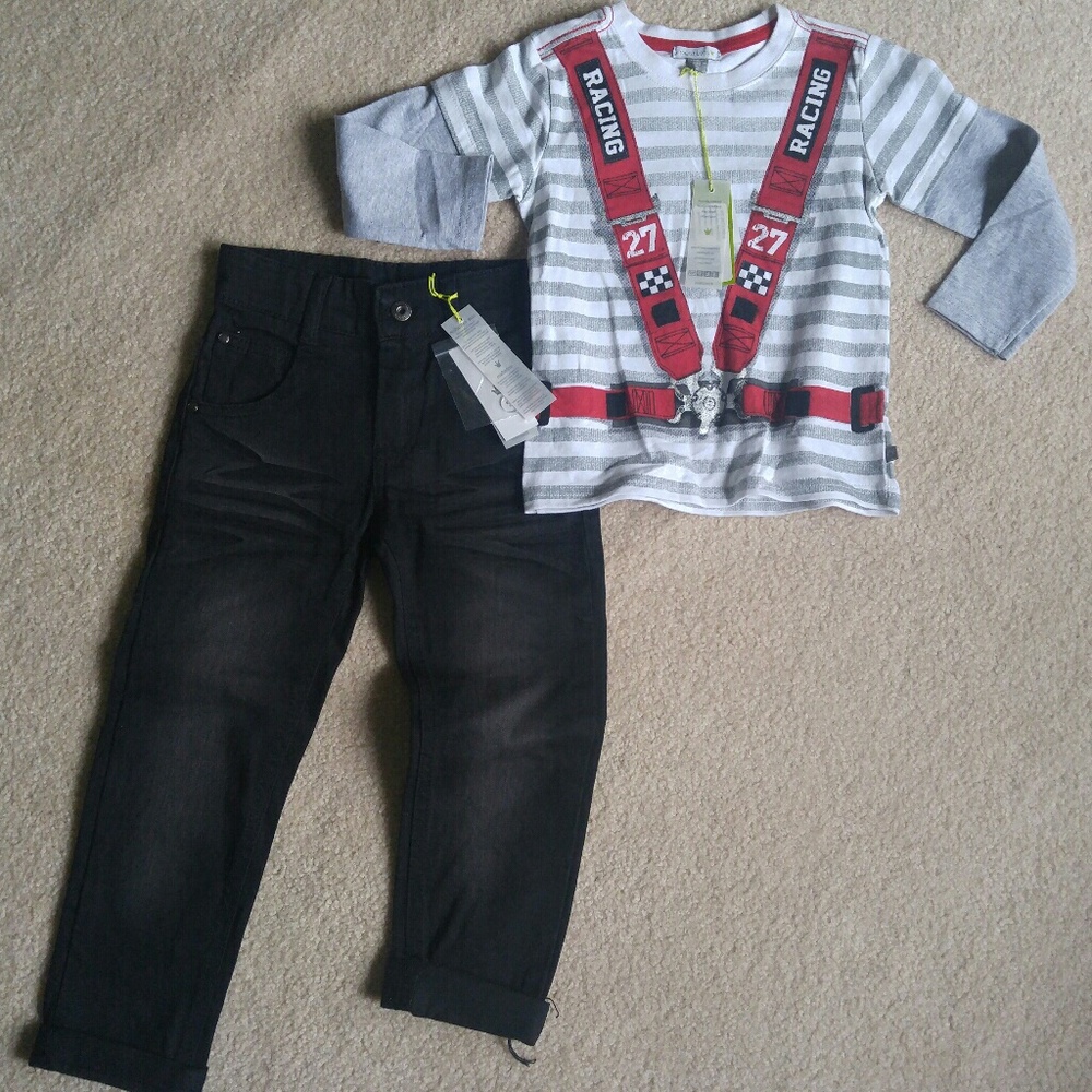 Reserved Nwt Petit Lem outfit, 3T